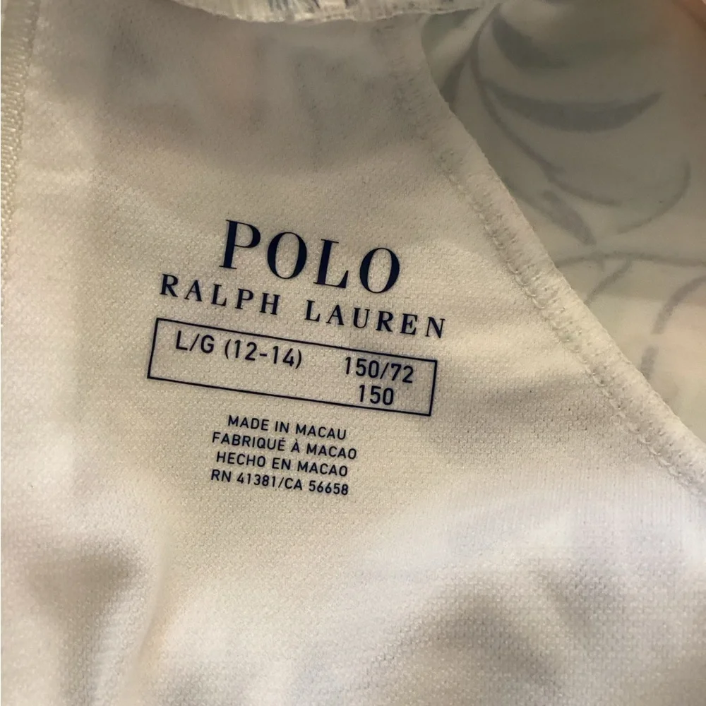 NWOT Polo Ralph Lauren Size L(12-14) Tropical-Print‎ One-Piece Rash Guard